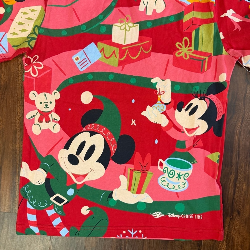 Disney Cruise Exclusive Christmas Mickey & Friends Elf Shirt - Picture 3 of 8
